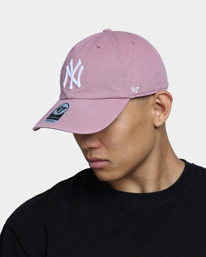 47 Brand New York Yankees Clean Up Strapback Mauve
