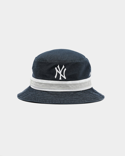 47 Brand New York Yankees Striped Bucket Navy