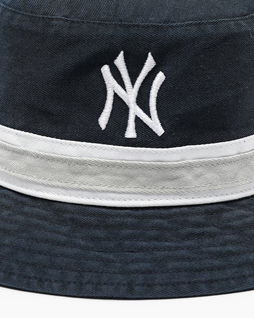 47 Brand New York Yankees Striped Bucket Navy