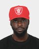 New Era Las Vegas Raiders 9FIFTY High Crown Precurved Snapback Scarlet/White