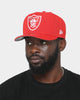 New Era Las Vegas Raiders 9FIFTY High Crown Precurved Snapback Scarlet/White
