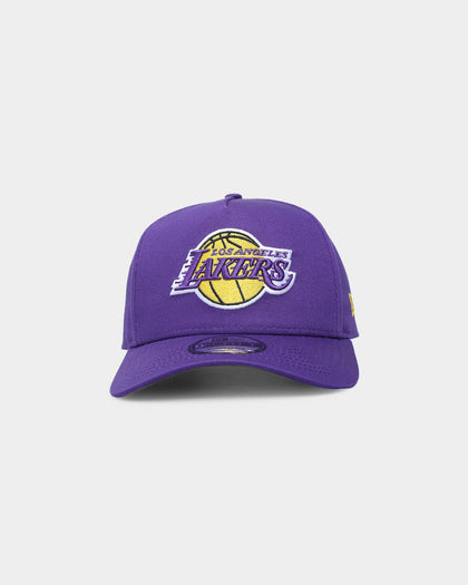 New Era Los Angeles Lakers 'Original Team Colours' 9FORTY K-Frame Snapback Purple