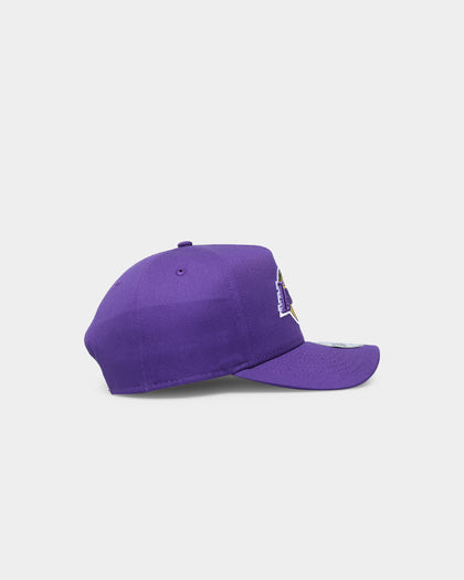 New Era Los Angeles Lakers 'Original Team Colours' 9FORTY K-Frame Snapback Purple