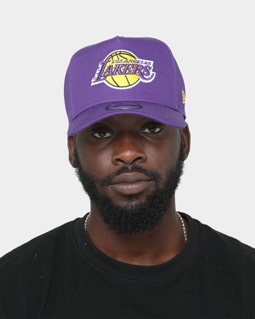 New Era Los Angeles Lakers 'Original Team Colours' 9FORTY K-Frame Snapback Purple