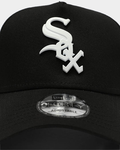 New Era Chicago White Sox Metal Badge' 9FORTY K-Frame Snapback Black/White