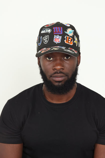 New Era NFL 'All Over League' 9FORTY K-Frame Snapback Black