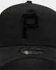 New Era Pittsburgh Pirates 9FORTY A-Frame Metal Badge Snapback Black/Black