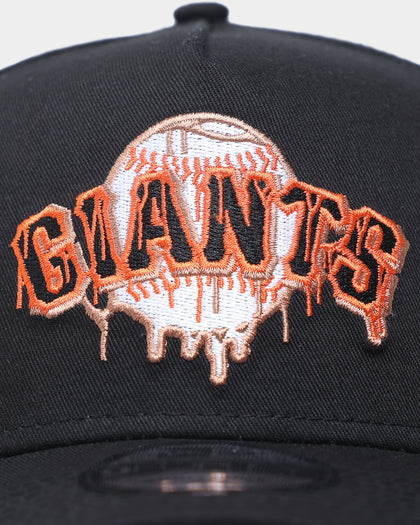 New Era San Francisco Giants "Drip Logo"  9FORTY A-Frame Snapback Black