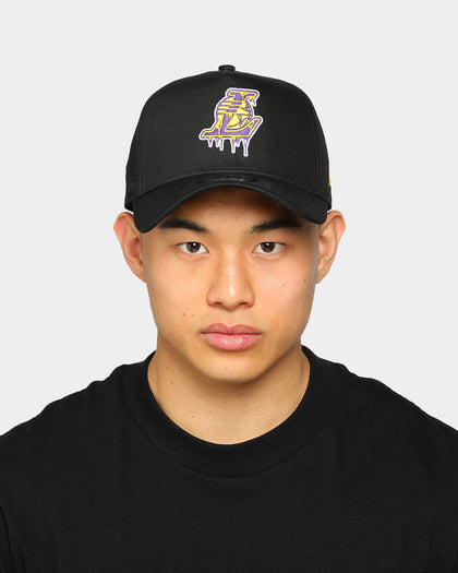 New Era Los Angeles Lakers 'Drip Logo' 9FORTY A-Frame Snapback Black