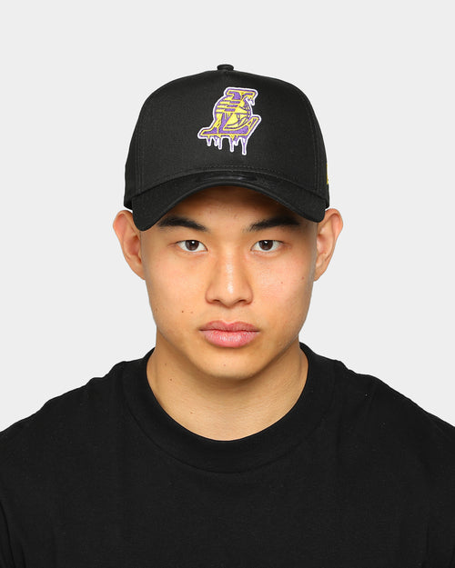 New Era Los Angeles Lakers 'Drip Logo' 9FORTY A-Frame Snapback Black