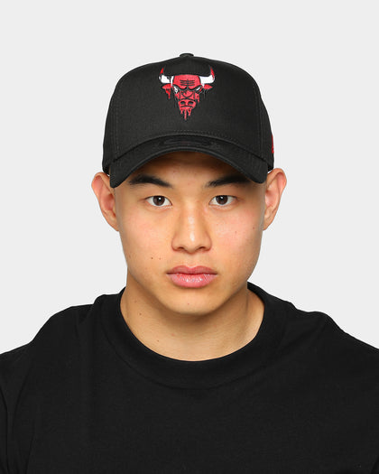 New Era Chicago Bulls 'Drip Logo' 9FORTY A-Frame Snapback Black