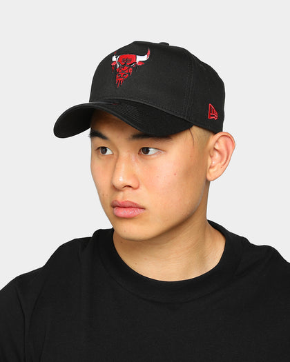 New Era Chicago Bulls 'Drip Logo' 9FORTY A-Frame Snapback Black