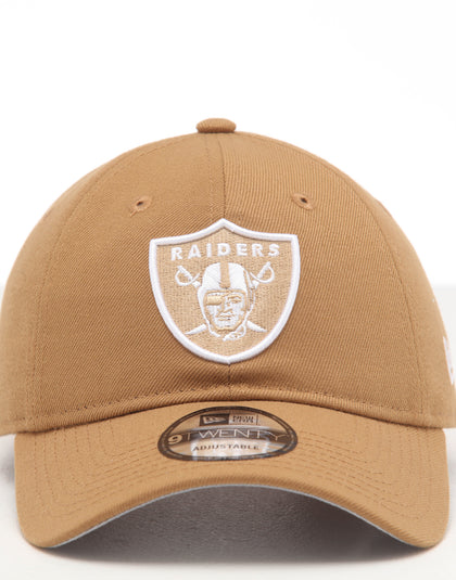 NEW ERA Oakland Raiders 9TWENTY Strapback Wheat/White
