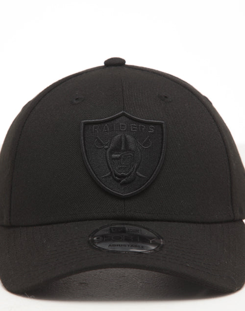 NEW ERA OAKLAND RAIDERS 9FORTY SNAPBACK BLACK/BLACK