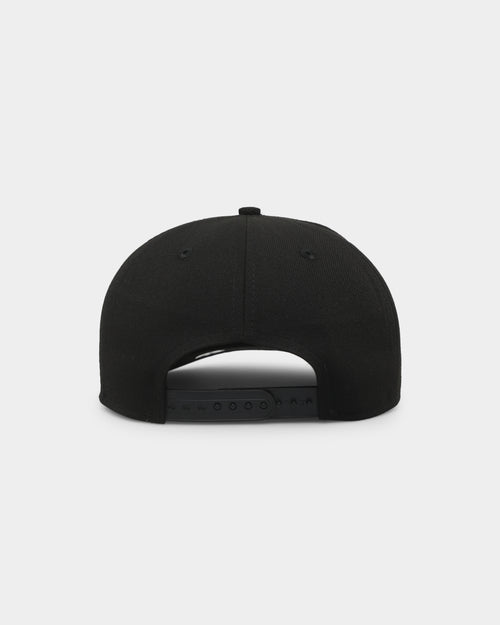 New Era New York Yankees 9FIFTY High Crown Pre-Curved Snapback Black/Black