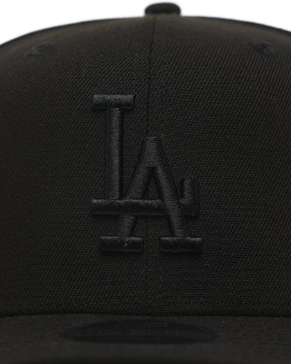 New Era Los Angeles Dodgers 9FIFTY High Crown Precurved Snapback Black/Black