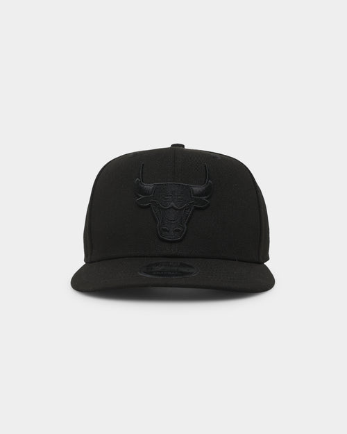 New Era Chicago Bulls 9FIFTY High Crown Precurved Snapback Black/Black