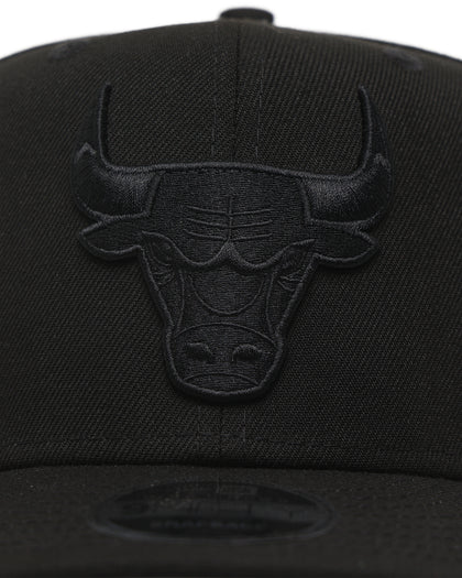 New Era Chicago Bulls 9FIFTY High Crown Precurved Snapback Black/Black