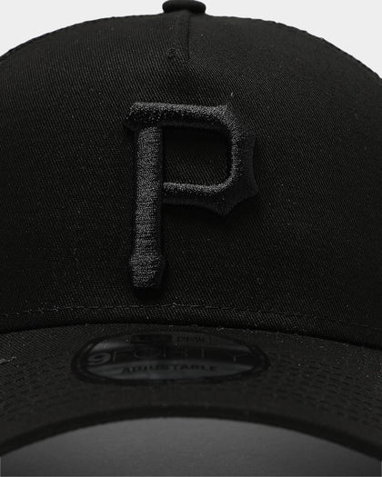 New Era Pittsburgh Pirates 9FORTY A-Frame Trucker Black/Black