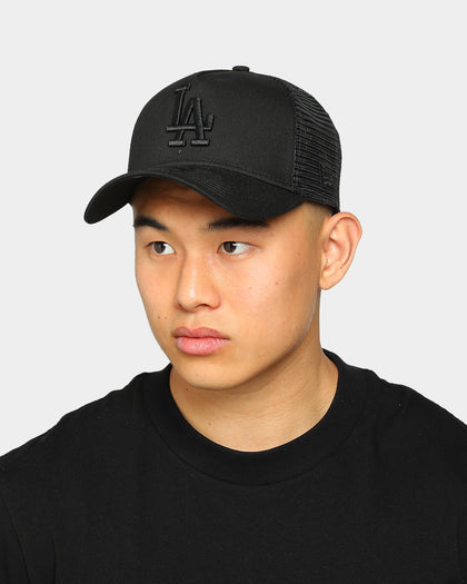 New Era Los Angeles Dodgers 9FORTY A-Frame Trucker Black/Black
