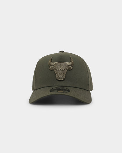 New Era Chicago Bulls Tonal 9FORTY A-Frame Snapback Olive