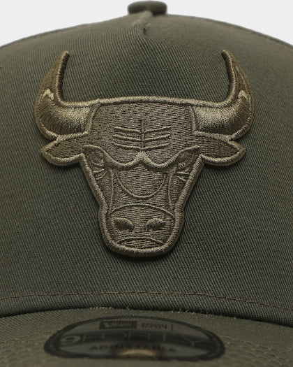 New Era Chicago Bulls Tonal 9FORTY A-Frame Snapback Olive