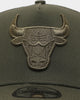 New Era Chicago Bulls Tonal 9FORTY A-Frame Snapback Olive