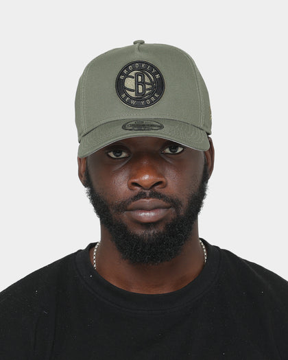 New Era Brooklyn Nets 9FORTY A-Frame Snapback New Olive/Black