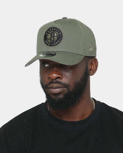 New Era Brooklyn Nets 9FORTY A-Frame Snapback New Olive/Black