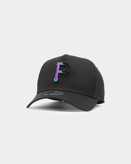 New Era Pittsburgh Pirates 'Metal Badge' 9FORTY K-Frame Snapback Black/Iridescent