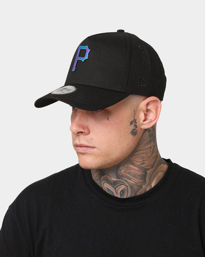 New Era Pittsburgh Pirates 'Metal Badge' 9FORTY K-Frame Snapback Black/Iridescent
