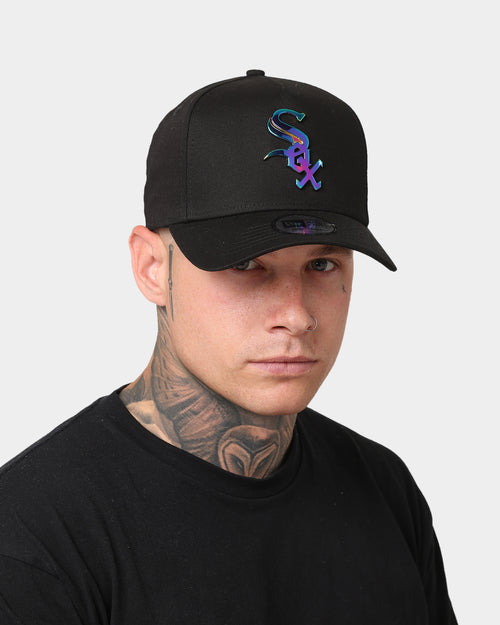 New Era Chicago White Sox 'Metal Badge' 9FORTY K-Frame Snapback Black/Iridescent