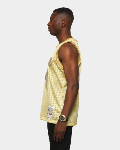 Mitchell & Ness Men's Los Angeles Lakers Shaquille O'Neal Midas SM Jersey Gold