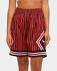 Mitchell & Ness Men's Chicago Bulls 1997 Striped SM Short Black/Red