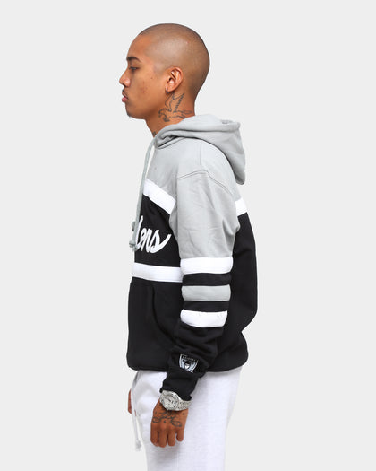 Mitchell & Ness Men's Raiders Head Coach Hoodie Black/Grey