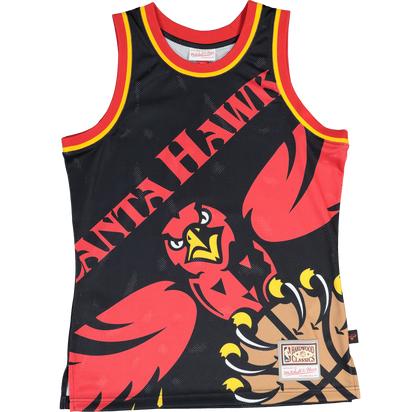 Mitchell & Ness Atlanta Hawks Blown Out Jersey Black