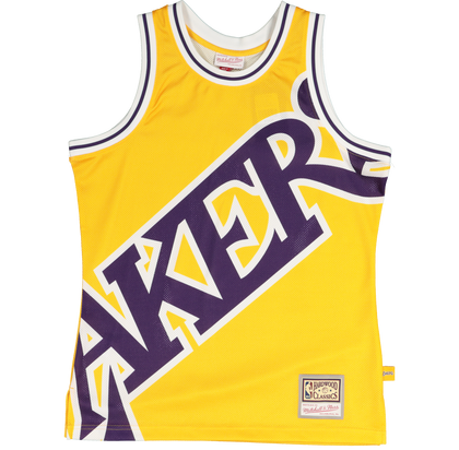 Mitchell & Ness Los Angeles Lakers Blown Out Jersey Gold