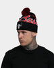 Mitchell & Ness Chicago Bulls Script Burst Pom Beanie Black