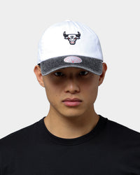 Mitchell & Ness Chicago Bulls Dad Hat Strapback White