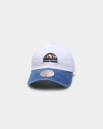 Mitchell & Ness Denver Nuggets Dad Hat Strapback White