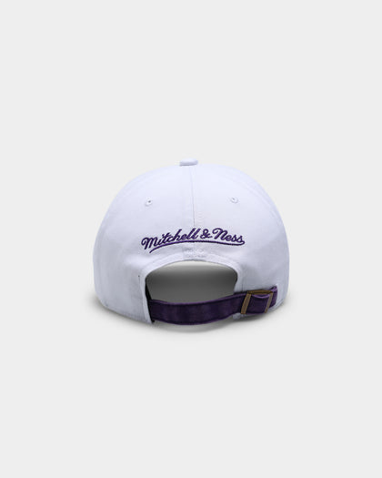 Mitchell & Ness Los Angeles Lakers Dad Hat Strapback White