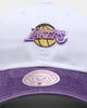 Mitchell & Ness Los Angeles Lakers Dad Hat Strapback White
