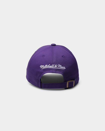 Mitchell & Ness Toronto Raptors Dad Hat Strapback Purple