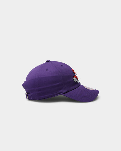Mitchell & Ness Toronto Raptors Dad Hat Strapback Purple