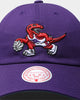 Mitchell & Ness Toronto Raptors Dad Hat Strapback Purple