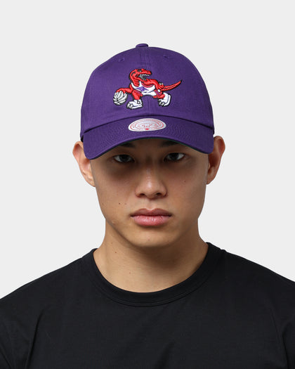 Mitchell & Ness Toronto Raptors Dad Hat Strapback Purple