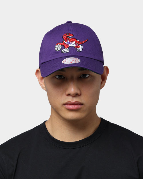 Mitchell & Ness Toronto Raptors Dad Hat Strapback Purple