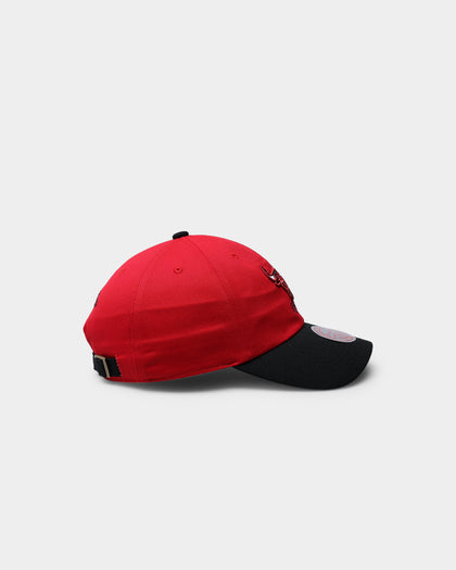 Mitchell & Ness Chicago Bulls Dad Hat Strapback Red/Black