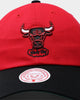 Mitchell & Ness Chicago Bulls Dad Hat Strapback Red/Black