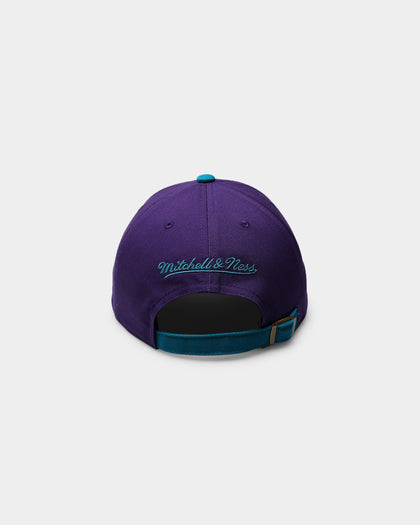 Mitchell & Ness Charlotte Hornets Dad Hat Strapback Purple/Teal